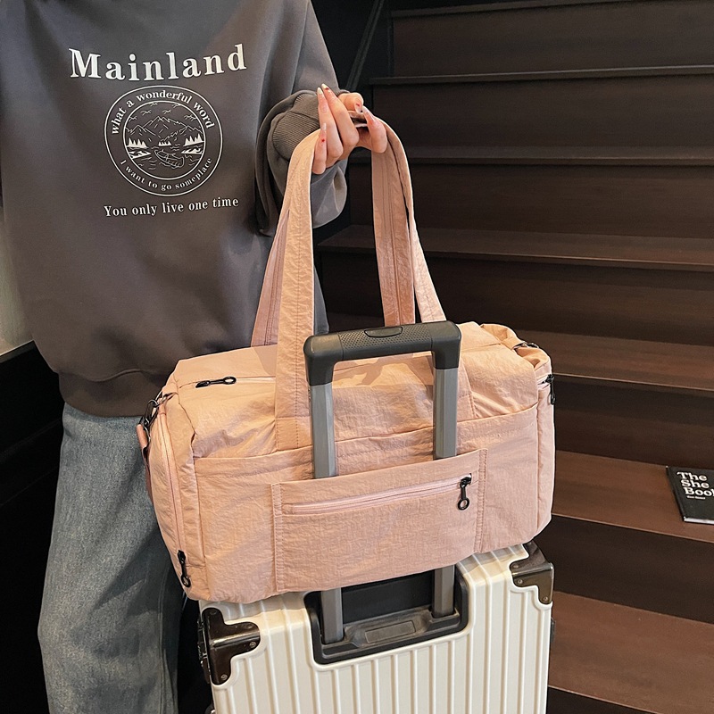 New water-resistant large-capacity travel bag, lightweight handbag, dry-wet separated fitness bag, short-distance travel luggage bag details Picture