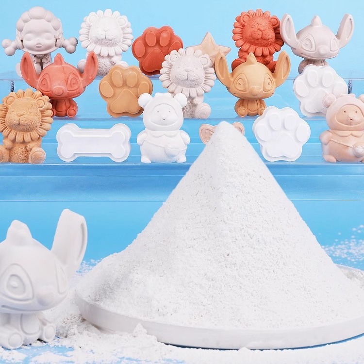 Gypsum powder, quick-drying, high-strength, super-hard model mold, white stone paste, art sculpture, diy gypsum powder by hand Application Scenario