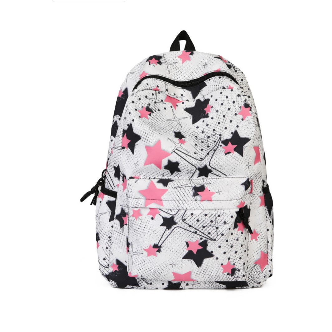 The new schoolbag is cute and fresh. It's a large-capacity backpack for junior and senior high school students with Japanese cartoon graffiti on Instagram Item Picture