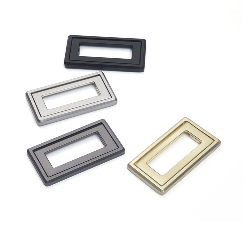 Multi-sized wardrobe drawer flat handle, modern and simple hidden flip cover tatami hidden buckle handle, invisible handle Item Picture
