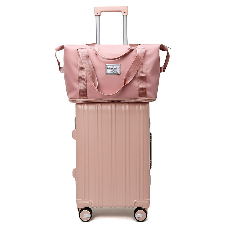 New expandable travel bag, portable travel boarding bag, yoga and fitness bag, luggage storage bag, and maternity bag Specification drawing