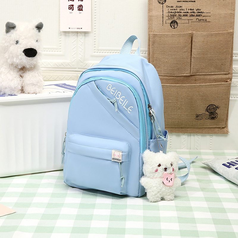 New fashionable and simple children's schoolbags, lightweight and stress-reducing backpack for primary school students, backpack for kindergartens, and travel and study bags Specification drawing