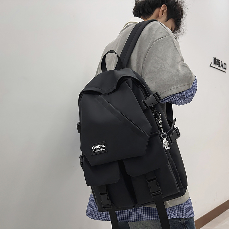 2024 New large-capacity backpack for junior high school, senior high school and college students, lightweight, lightweight, versatile, travel, computer and couple backpacks details Picture