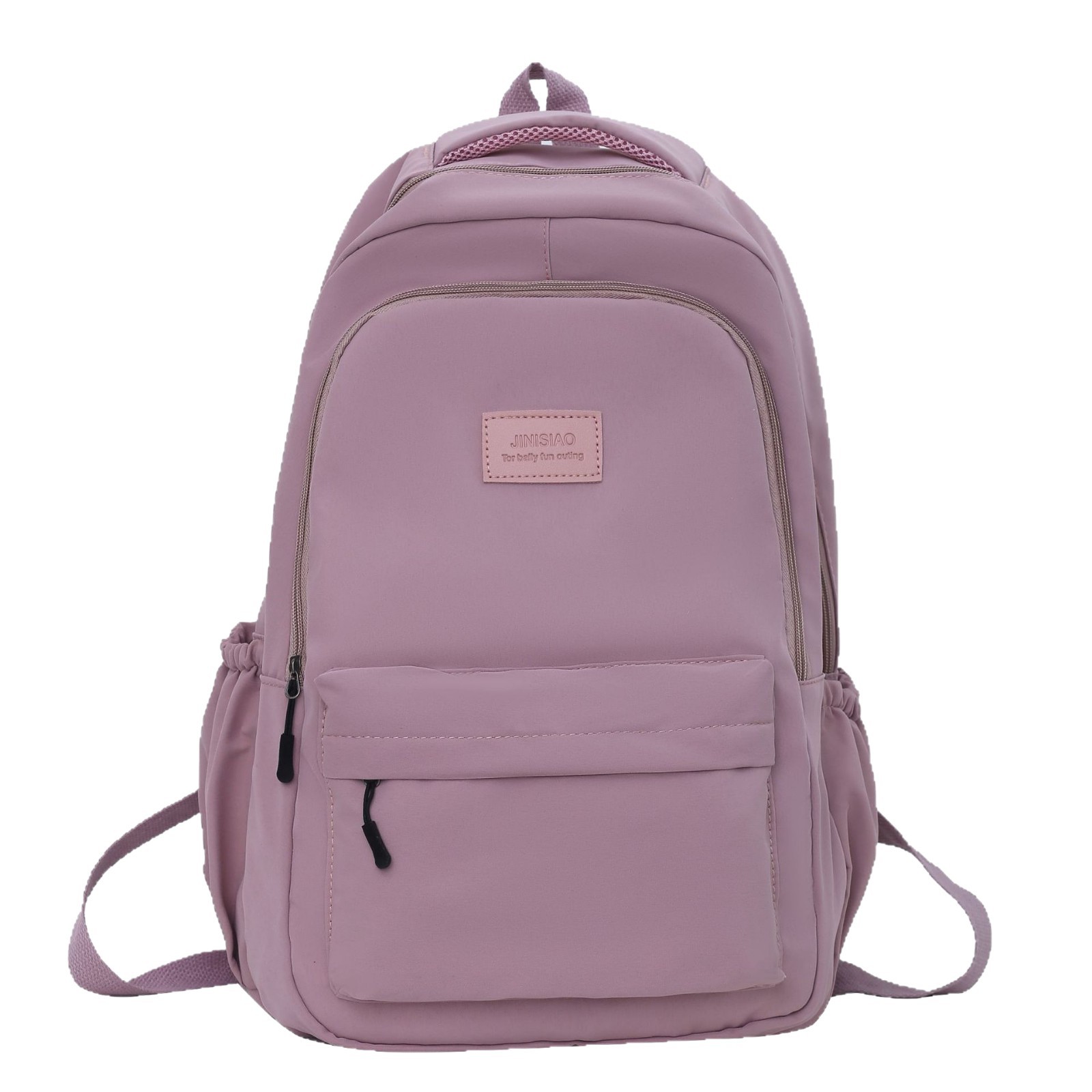 New 2025 student backpack, Korean style, simple and trendy bestseller, high appearance level, large capacity commuting schoolbag Item Picture