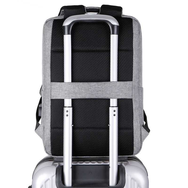Large-capacity backpack, men's computer backpack, men's fashionable schoolbag, business commuting travel, student backpack details Picture