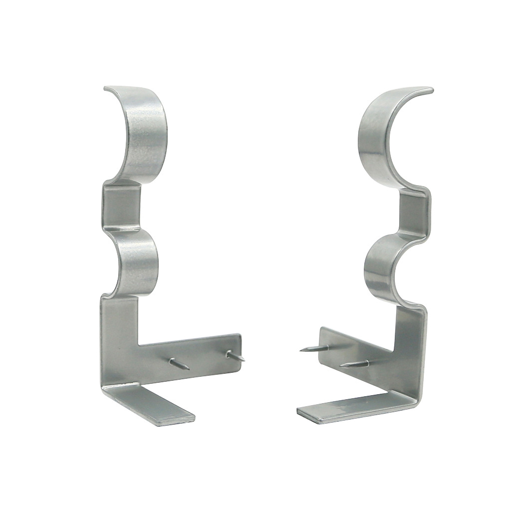 Creative Roman Rod bracket Curtain rod Brackets perforation-free curtain rod bracket details Picture
