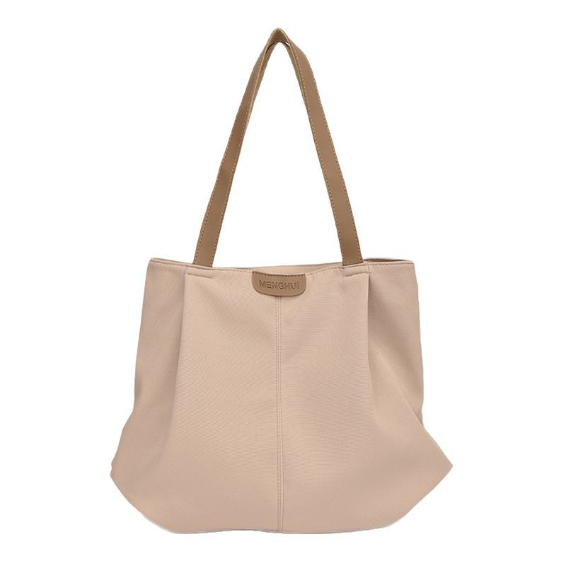 Large-capacity fashionable Korean-style commuter bag for women, new autumn 2024 stylish handbag, fabric tutorial tote bag Item Picture