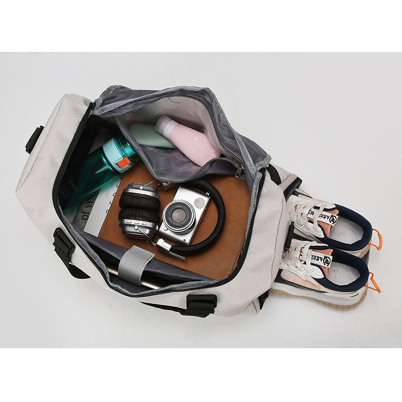 New cross-border fitness bags with dry and wet separation, training yoga and swimming exercise bags, large-capacity casual hand-held travel bags Specification drawing