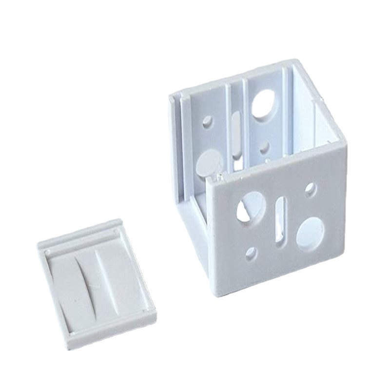 White 25mm 1-inch plastic installation bracket installation code parts for both ends of the blinds Item Picture