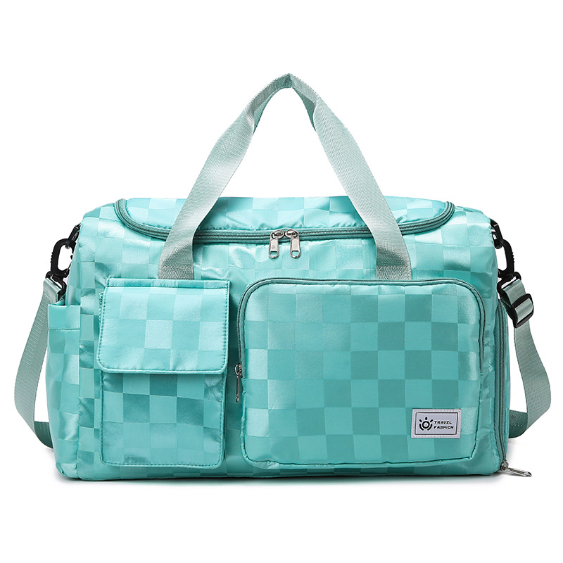 New cross-border large-capacity lightweight swimming and fitness bag, dry and wet separation storage bag, independent shoe pocket, single-shoulder handbag Item Picture
