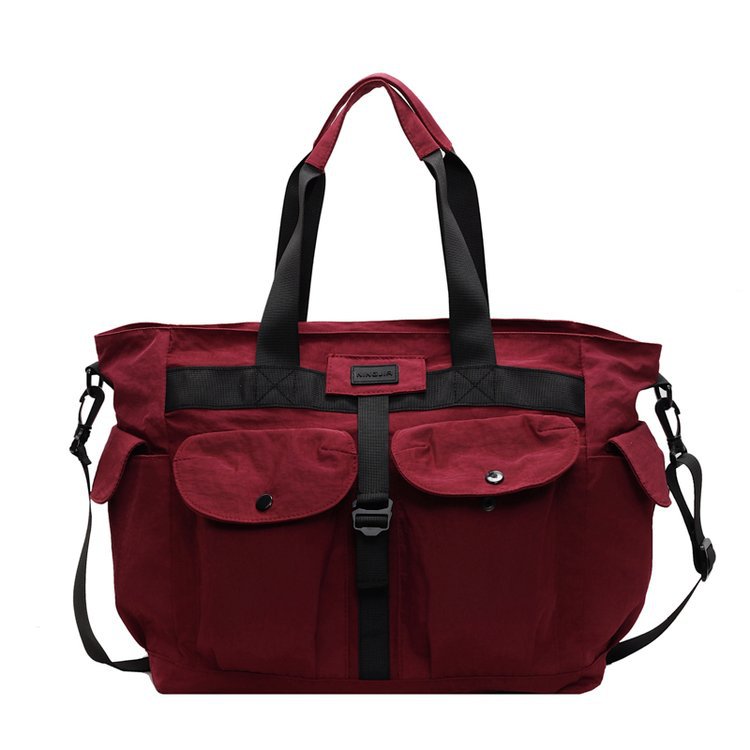 New multi-pocket yoga and fitness bag, large-capacity, simple and casual handbag, business trip crossbody bag, boarding storage bag Item Picture