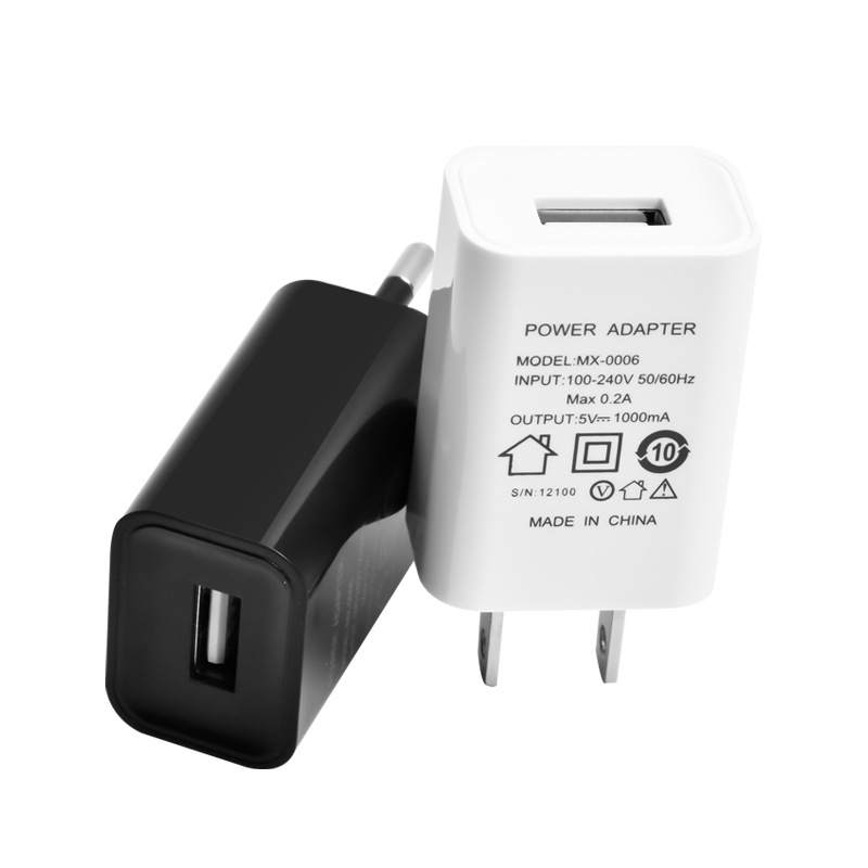Factory stock 5v1a charging head, suitable for Xiaomi Android phone chargers, fully checked power adapter Specification drawing