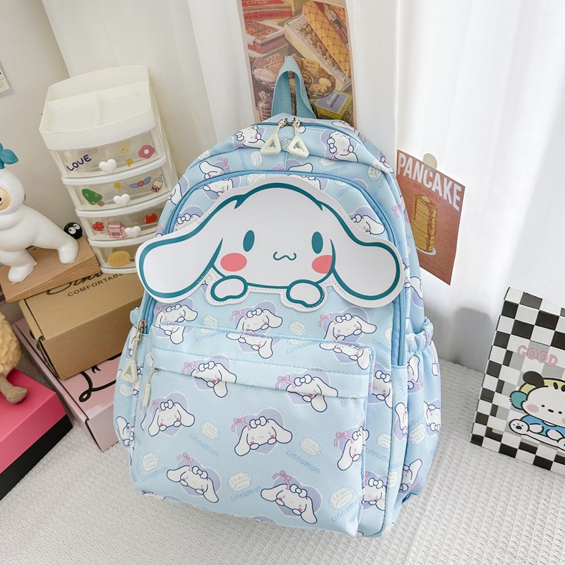 Cross-border Korean children's cartoon ultra-light large-capacity small backpack travel and leisure backpack with high appearance level and reduced burden bag Application Scenario
