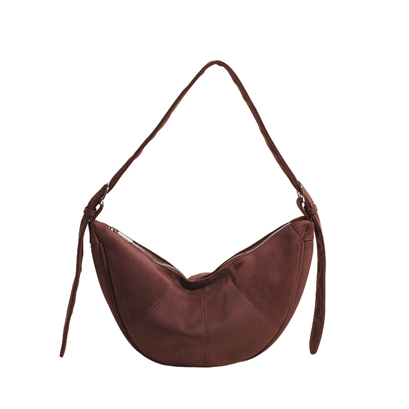 2024 New stylish large-capacity dumpling bag for women, cute and cool crossbody bag for women, super cool single-shoulder bag, niche bag Item Picture