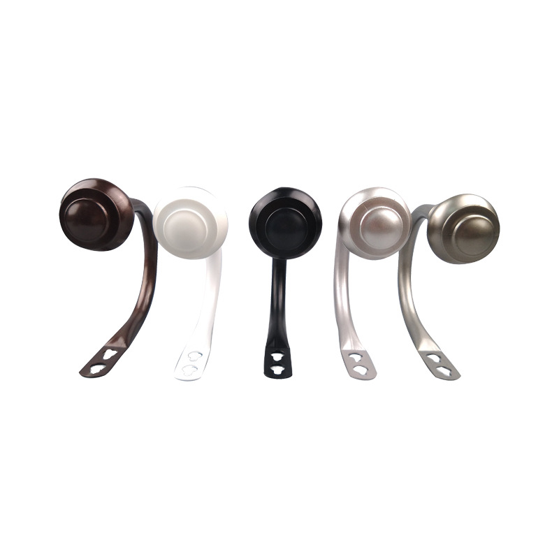 Specialized curtain accessories, jars, lanterns, U-shaped hooks, cross-border manufacturer in stock, iron lacquered fabric curtain rope hooks Item Picture