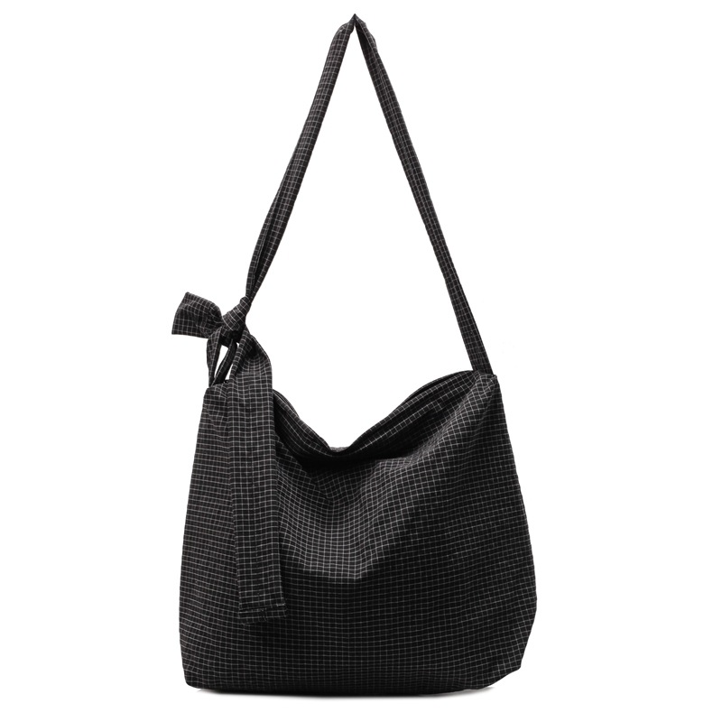 New fashionable Korean-style bags for women, large-capacity checkered trendy and versatile single-shoulder bags, tote bags for work and commuting, crossbody bags Item Picture