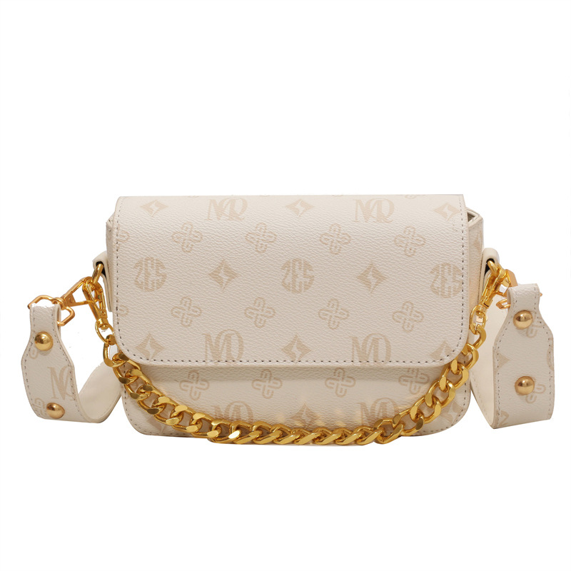 Factory wholesale vintage monogram chain handbags for women, new high-end and fashionable single-shoulder crossbody small square bag customization Item Picture