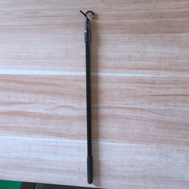 Black blinds, aluminum alloy telescopic rotating rod, curtain pull rod, acrylic/fiberglass/aluminum alloy hanging rod Specification drawing