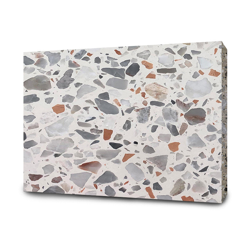 Yunfu Stone Factory's marble shopping mall floor, wall, countertop, white staircase, inorganic artificial terrazzo, quartz stone Item Picture