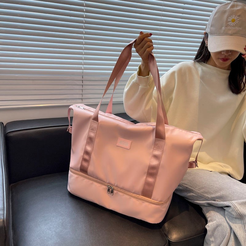 New travel bag, short-distance light handbag, stretchable suitcase, student large-capacity luggage bag, storage fitness bag Application Scenario