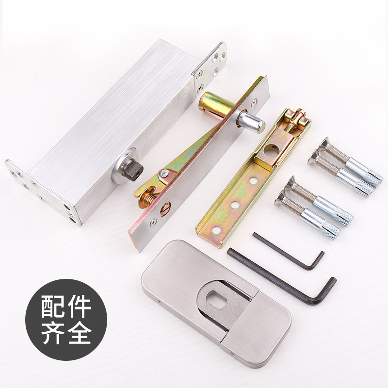 The pit-free floor spring wooden door, invisible door, 90-degree positioning of the top and bottom rotating shaft, hydraulic buffer, hidden automatic hinge Application Scenario