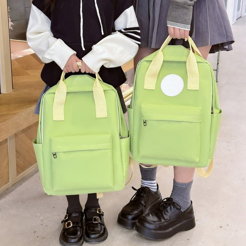 Customized gift schoolbag care training class tutoring institution Liuyi Study Tour Primary School students' backpacks can be printed with logos Specification drawing