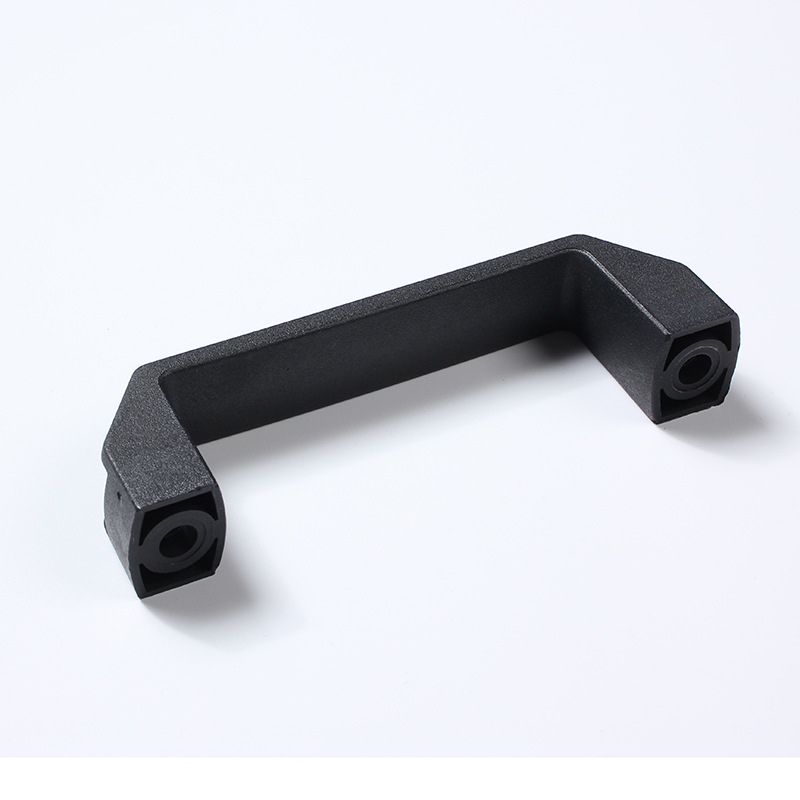 LS522 industrial mid-mounted cabinet handle nylon plastic handle hole spacing 120MM PL006 bridge type square handle 90 Item Picture