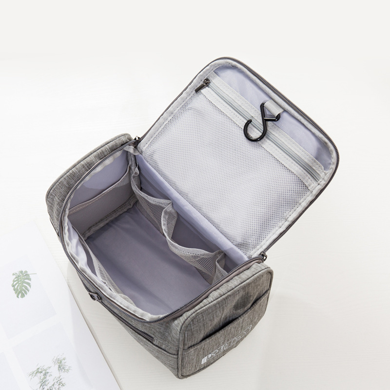 New portable business trip toiletry bag, large-capacity hook bag, men's business trip travel supplies storage bag, toiletry bag Item Picture