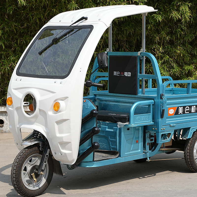 Electric tricycle canopy, front canopy, express delivery cab sunshade, battery tricycle canopy Application Scenario