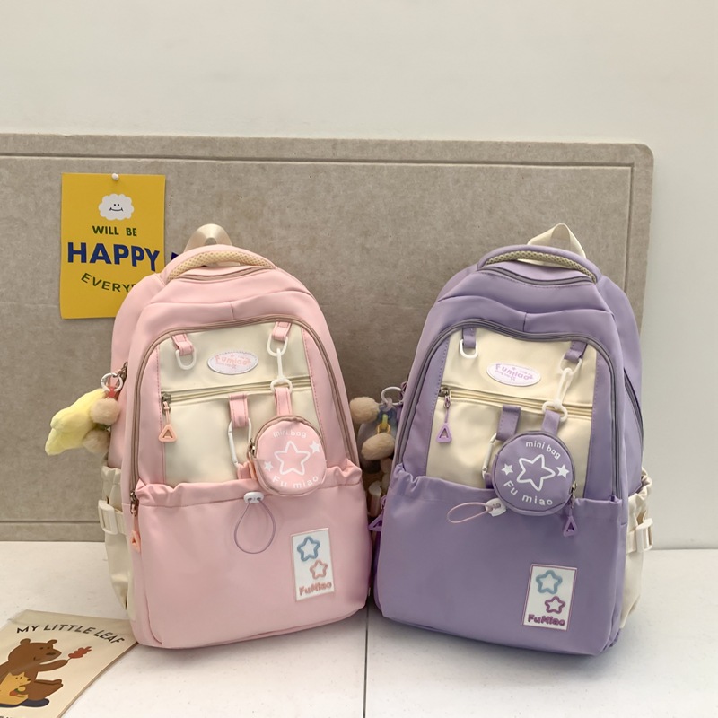 Cross-border Japanese-style schoolbag for girls, junior high school students, primary school students, Korean version large-capacity backpack, school-style backpack for high school students details Picture