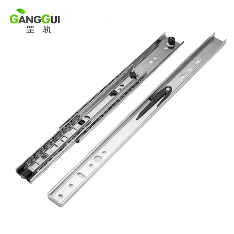 5320 Industrial heavy-duty slide rail, 53 wide three-section double steel ball frame load-bearing RV industrial financial equipment guide rail Application Scenario