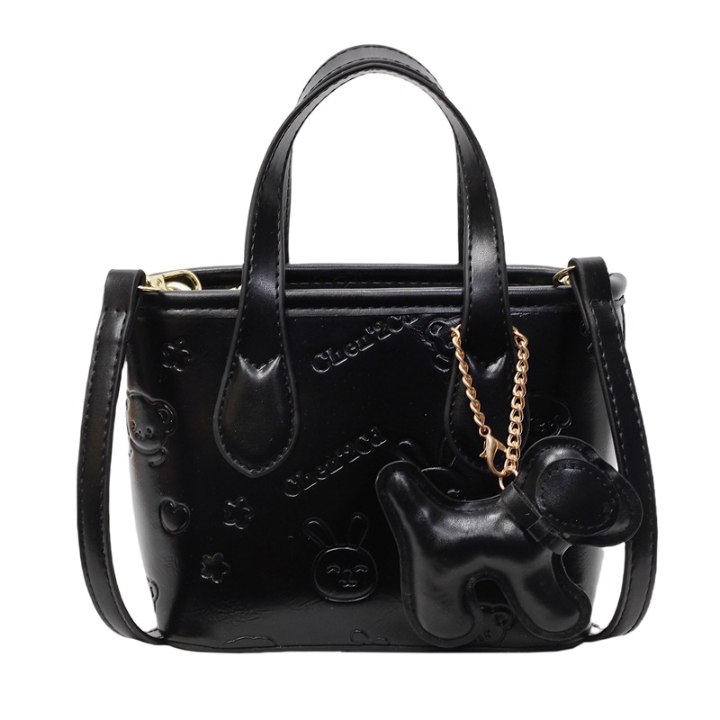 The 2025 new style of fashionable and trendy embossed hand-held small square bag for women, with a sense of high-end sophistication and a cute forest style, is a single-shoulder crossbody bag Item Picture