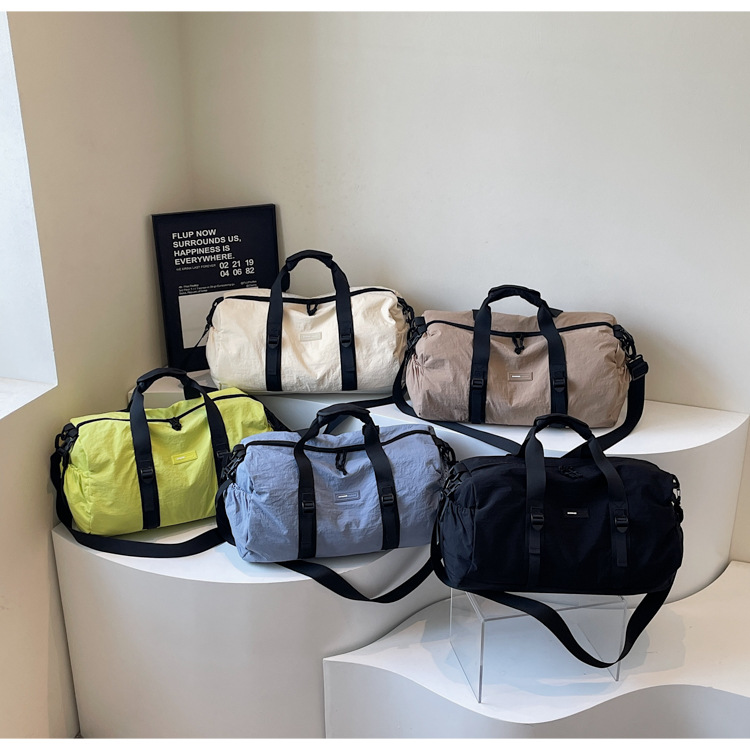 Women's portable, fashionable, large-capacity short-distance travel bag and men's lightweight, waterproof travel storage luggage bag Specification drawing