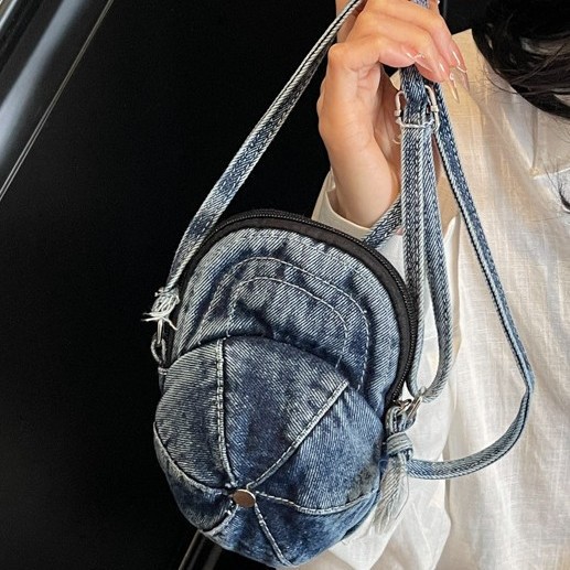 High appearance level small bag, ins style fashionable hat bag, travel and outing crossbody bag, personalized portable single mini shoulder bag Specification drawing