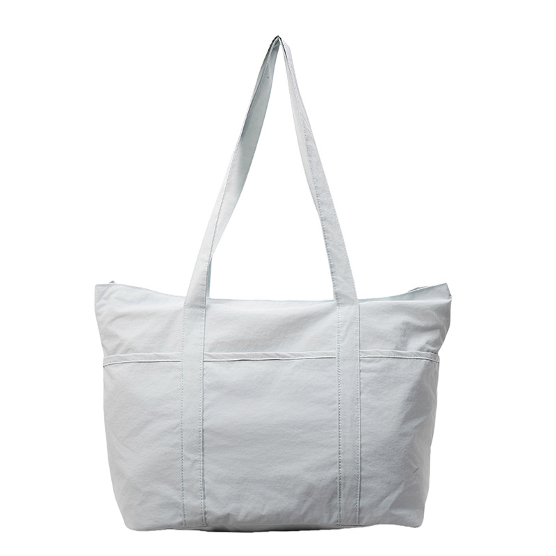 New yoga handbag, women's large-capacity single-shoulder bag, fabric bag, lightweight travel, travel, commuting, casual tote bag Item Picture