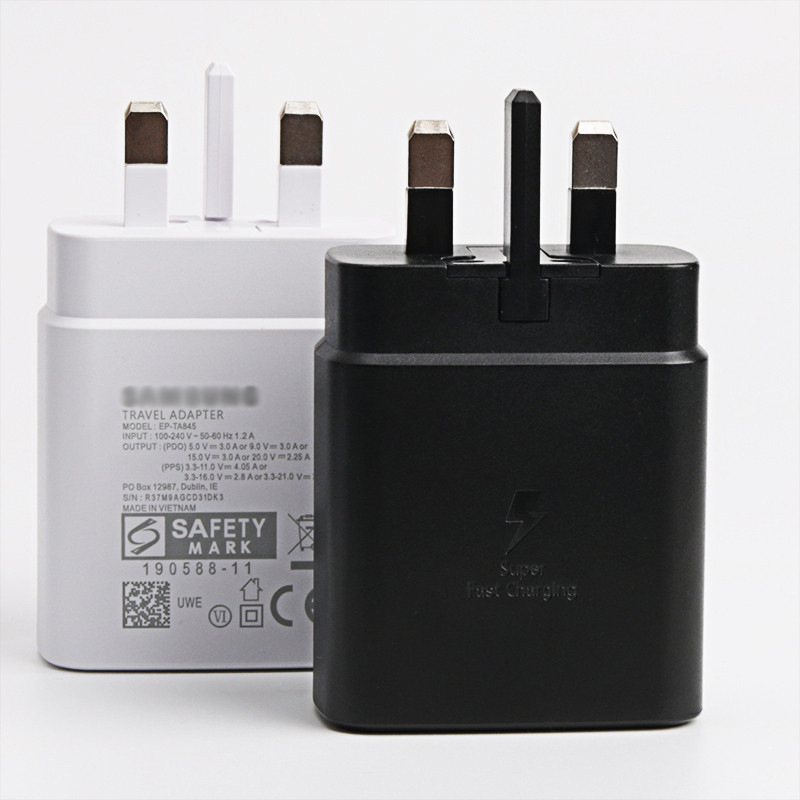 Compatible with Samsung S22 US-spec mobile phone charger PD45W, Korean-spec fast charging NOTE10, European-spec and UK-spec EP-TA845 Specification drawing