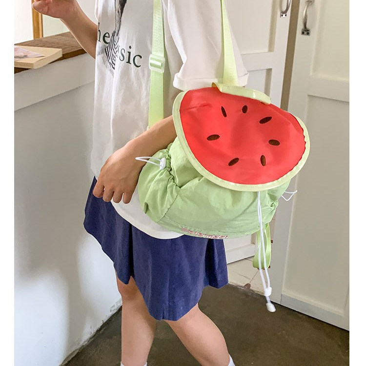 New women's school-style backpack 2025, ultra-light travel small backpack, versatile commuter travel backpack wholesale Specification drawing