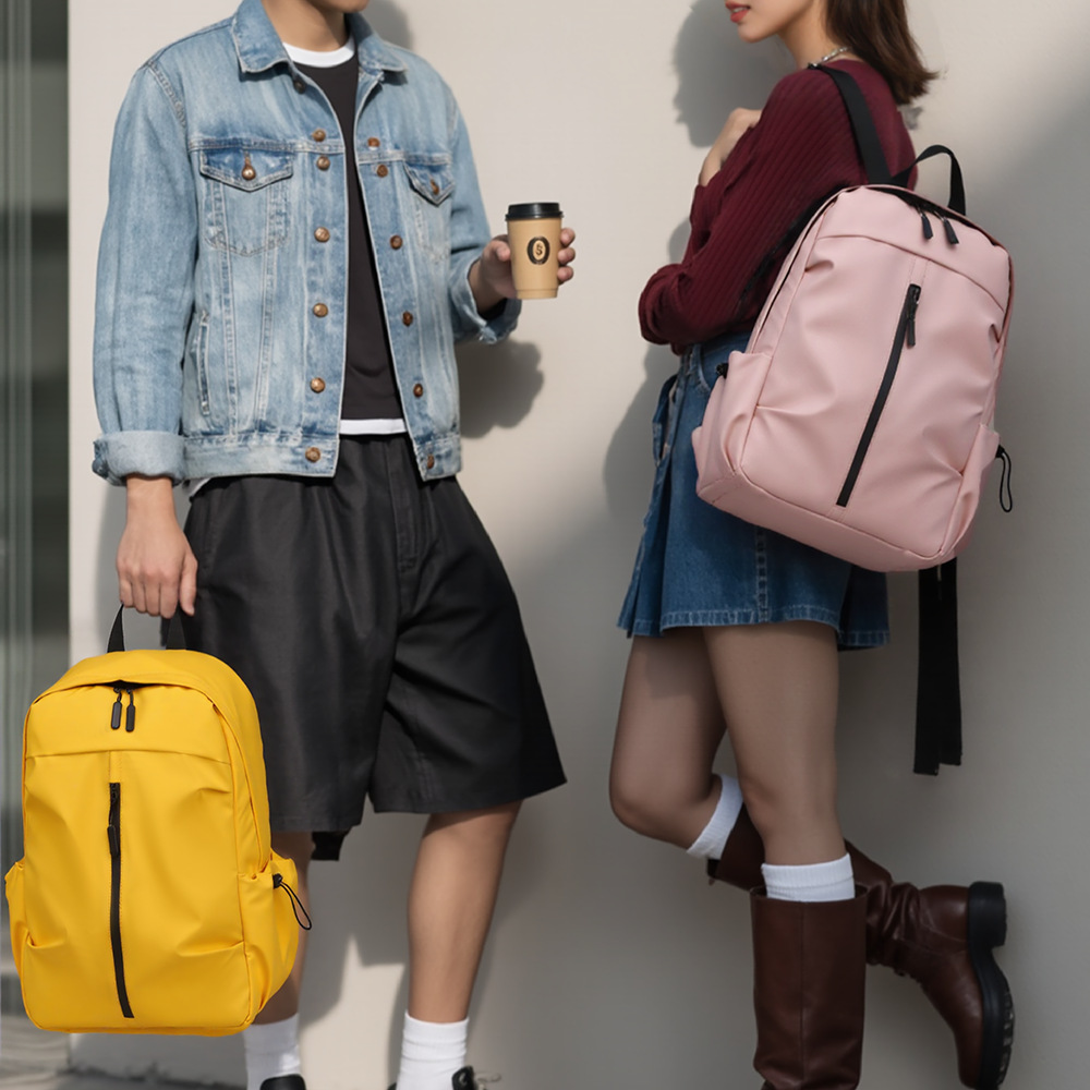 Wholesale of new fashionable and casual backpacks for men and women, simple and trendy large-capacity computer bags and college student schoolbags full figure