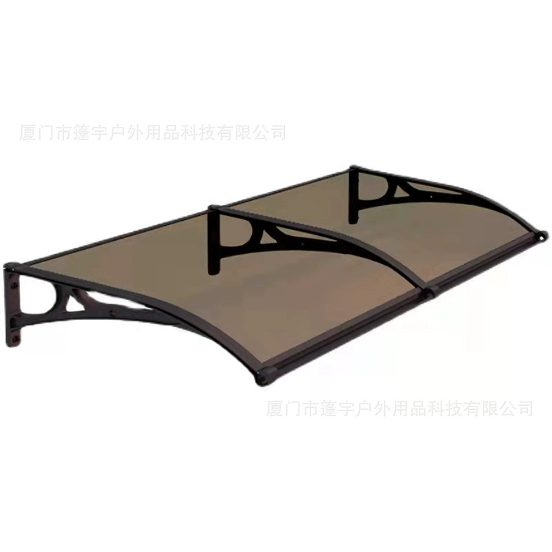Aluminum alloy frame canopy, large water trough, sunshade, rain shield, balcony, eaves, courtyard, outdoor window, canopy manufacturer wholesale Item Picture
