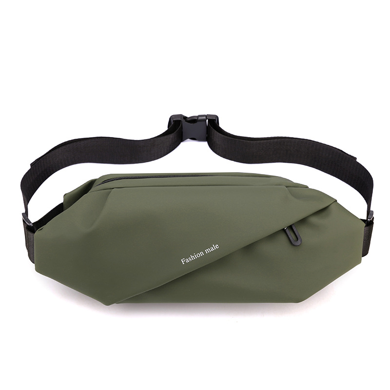 Customized new men's waist bags, outdoor sports running phone bags, large-capacity chest bags, casual single-shoulder crossbody bags Application Scenario