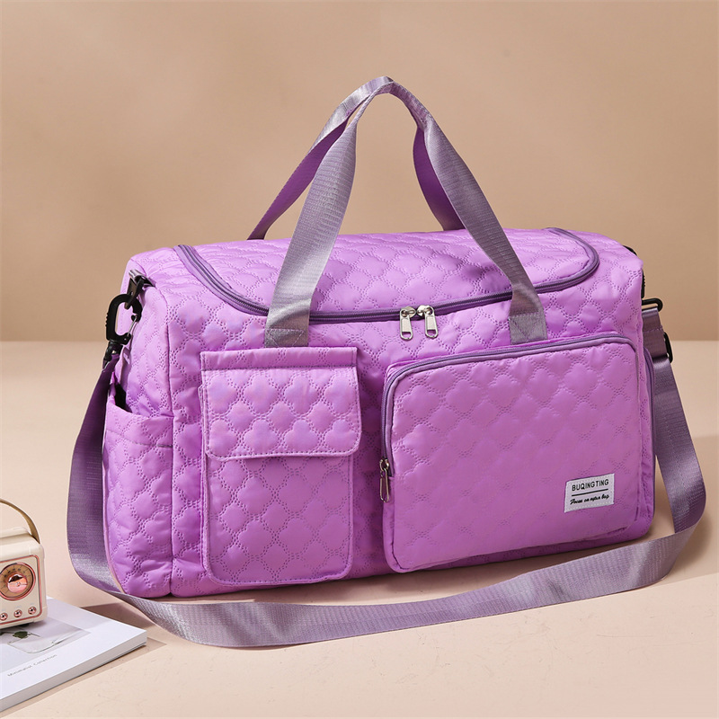 Luggage bag, travel bag, carry-on bag, long and short distance lightweight, women's large capacity, men's style, short-term business trips can be fitted with a handle full figure