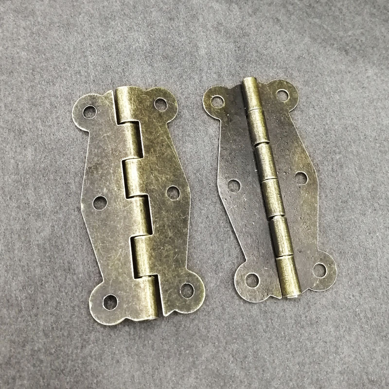 Retro hinge box, wooden box, paper box, handicraft box, hinge gift box, wine box, accessories, iron hinge B-107 Application Scenario
