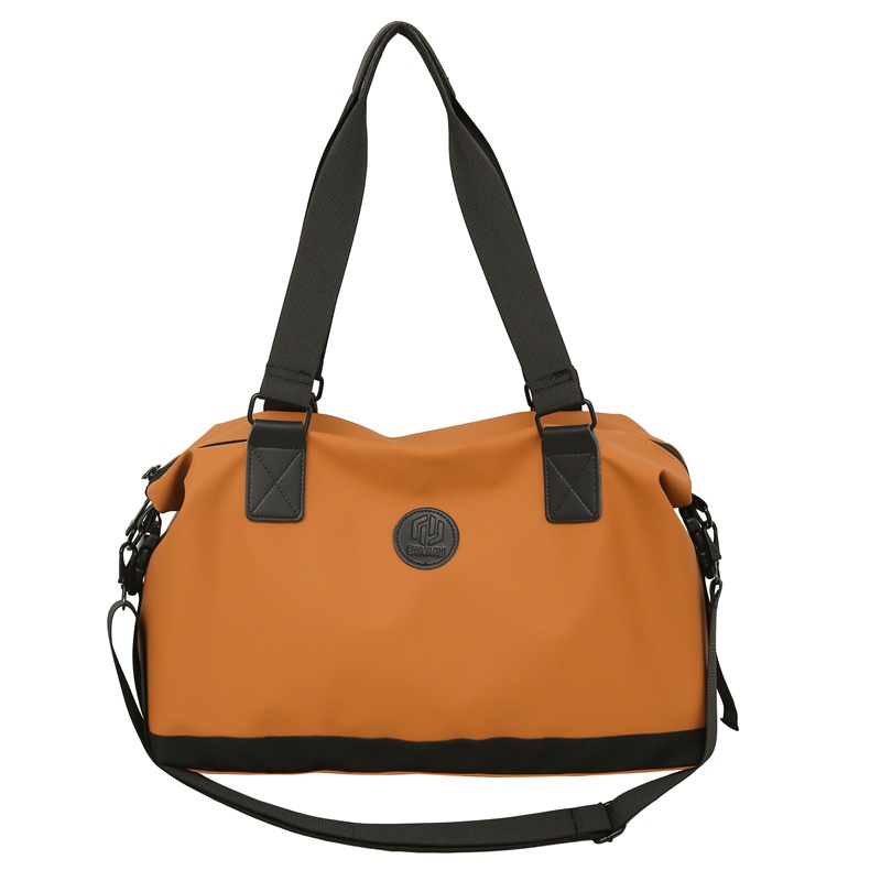 Outdoor sports crossbody storage bag, fashionable and lightweight hand-held travel bag for men and women, casual and simple large-capacity boarding bag Item Picture