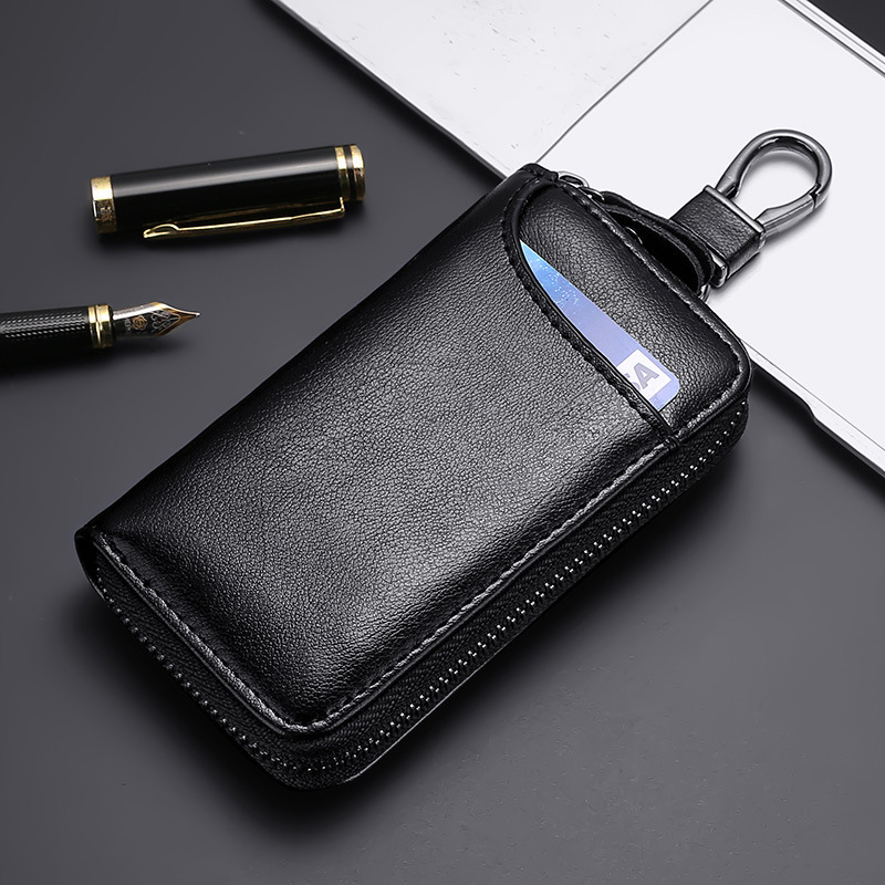 This is a popular foreign trade key case. It is a simple and universal business motor vehicle key case that can be hung around the waist for home use with a multi-functional keychain Specification drawing