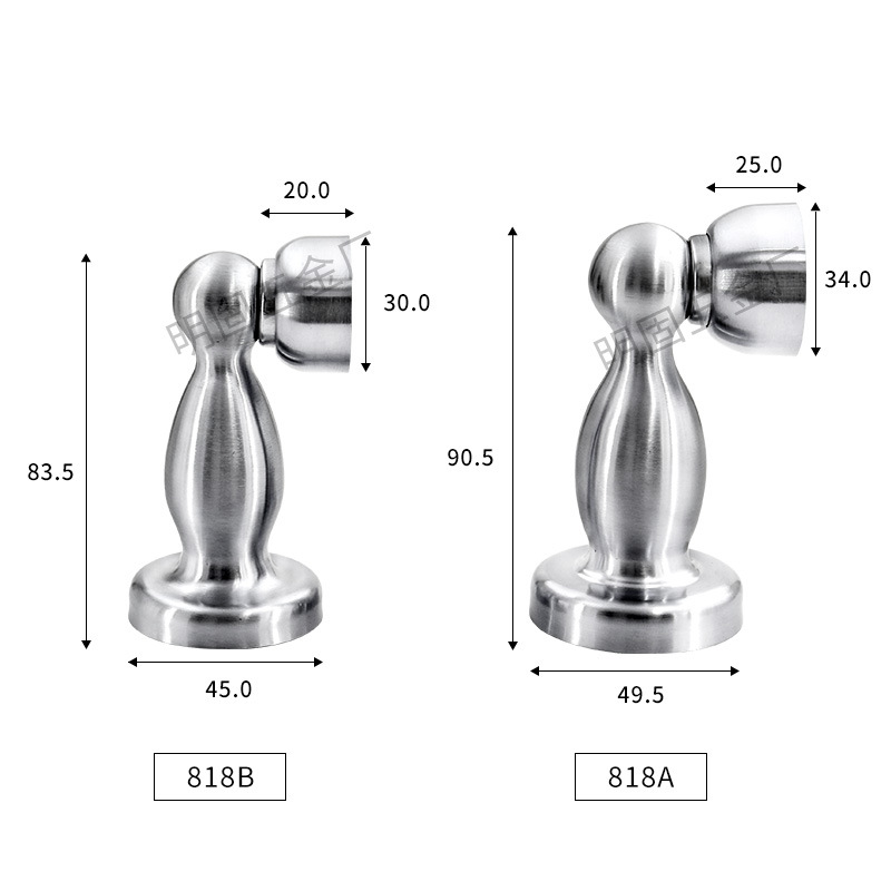 Wholesale of strong magnetic stainless steel door stops without one-piece formed door stops, door claps, door tops and door stops from the manufacturer details Picture
