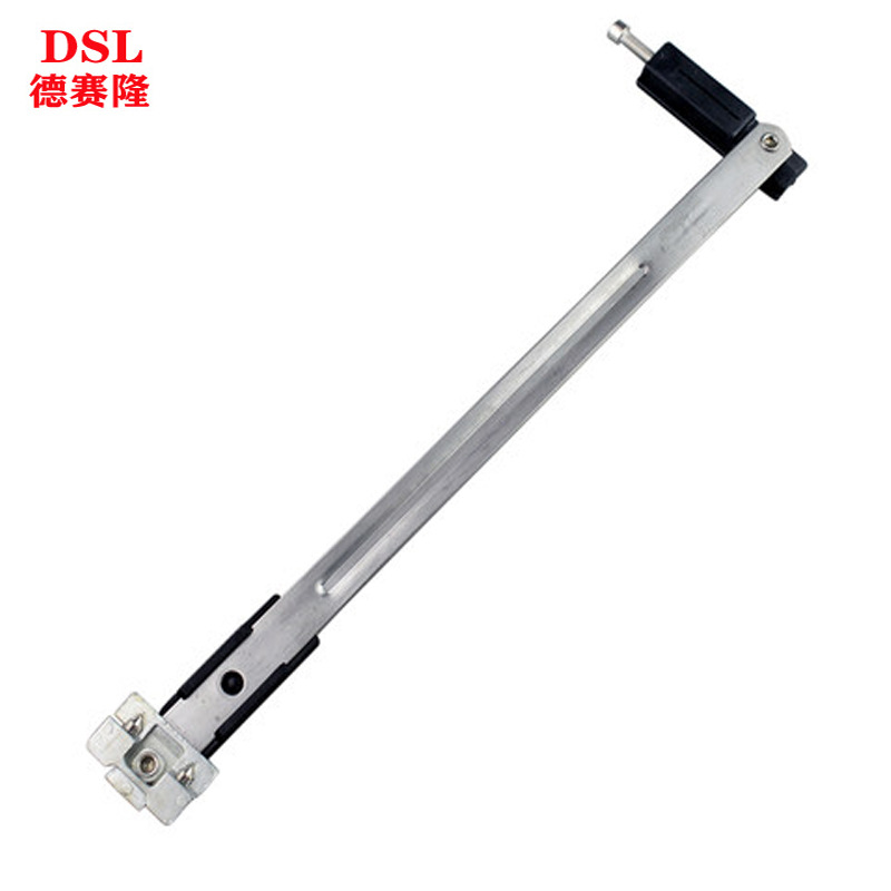 A magic tool for fixing aluminum alloy window wind support brackets without drilling, European-style wind support window limiters, stainless steel limit supports Specification drawing