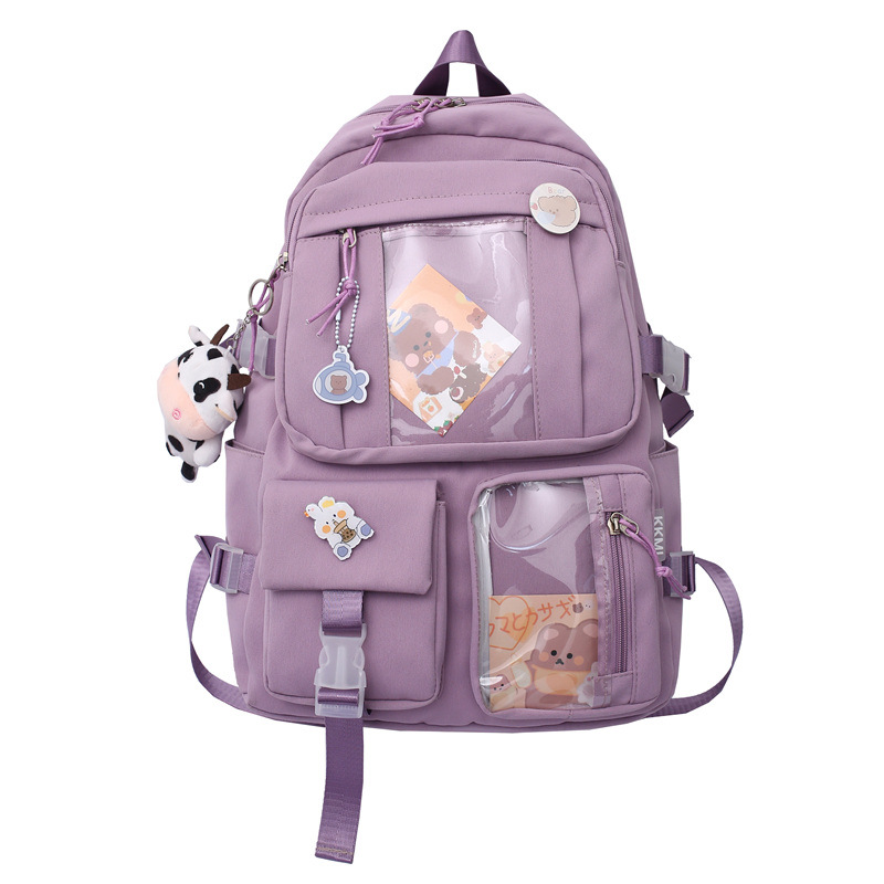 New Korean version fashionable backpacks for girls, trendy backpacks for students in grades three to six, and wholesale backpacks for junior high school students Item Picture