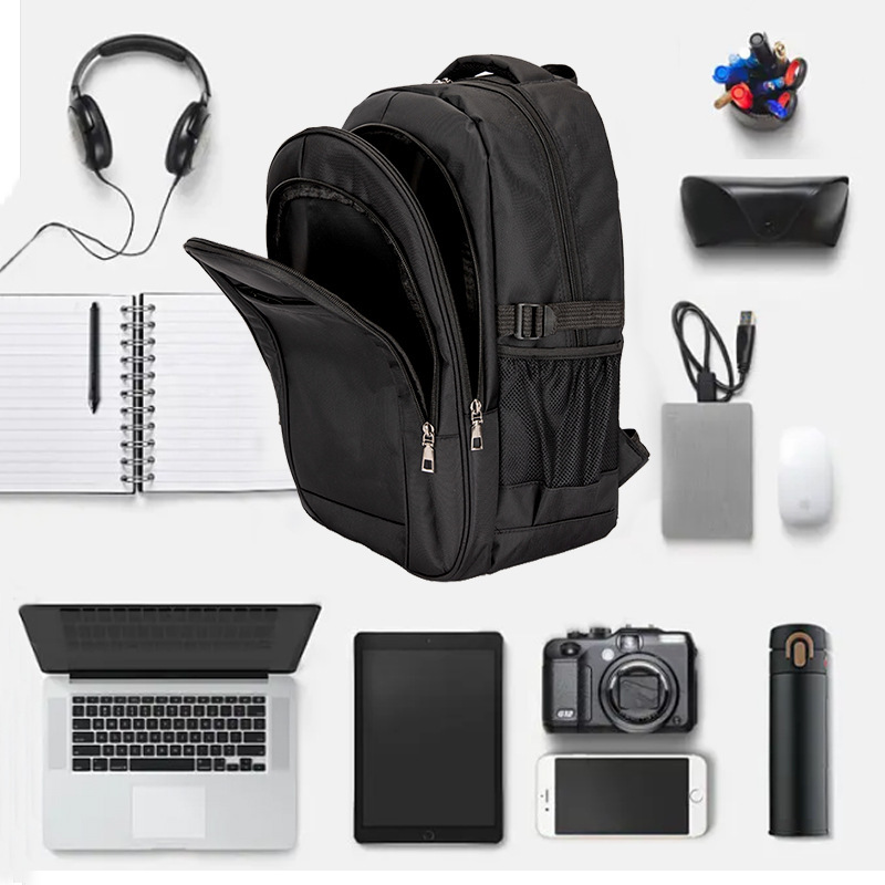 Customized cross-border men's business backpacks for commuting, business trips, short trips, and computer bags. Logos can be printed on both shoulders details Picture