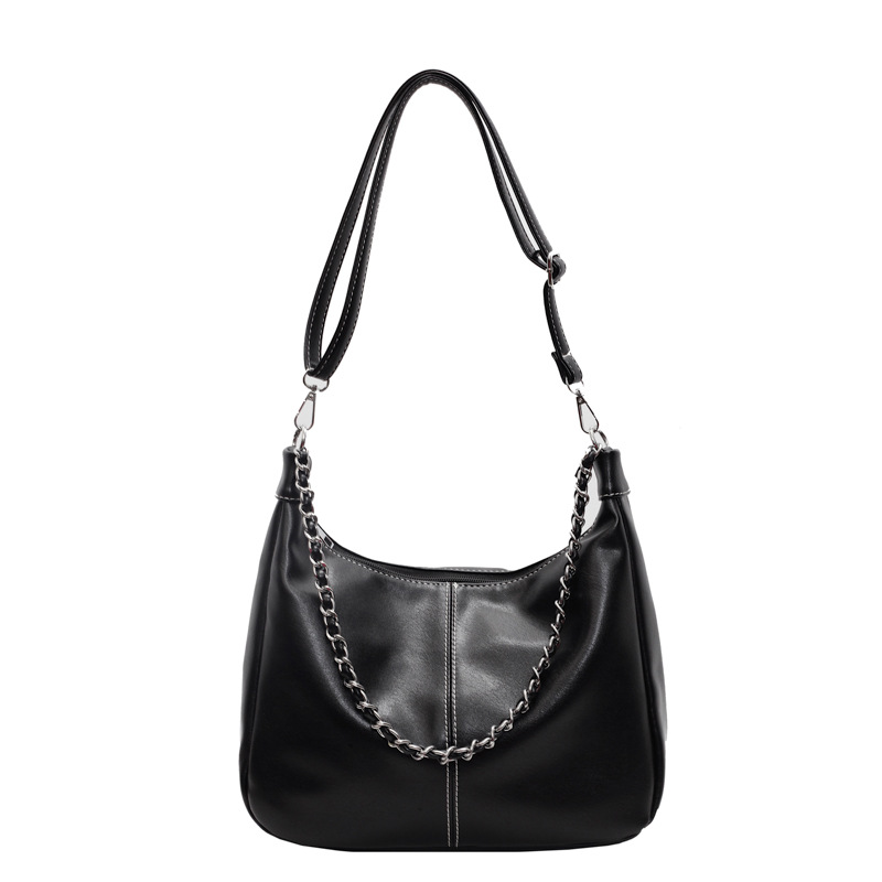 Fashionable, simple and large-capacity women's 2024 new retro and versatile tote bag for work, commuting and casual crossbody Item Picture