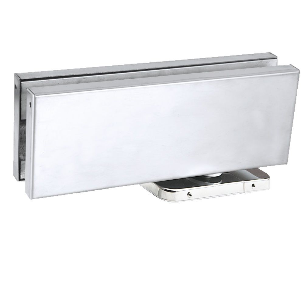 Home decoration hotel no-digging pit Floor Spring glass door buffer hinge 100KG Floor Spring Clamp Item Picture